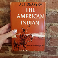 Dictionary of the American Indian - John Stoutenburgh Jr. 1960 Philosophical Library vintage HBDJ