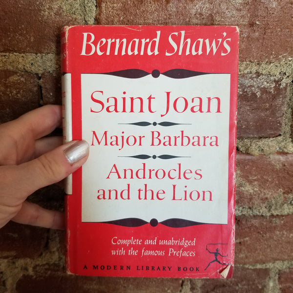 Saint Joan/Major Barbara/Androcles and the Lion - George Bernard Shaw 1941 Modern Library vintage HBDJ