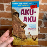 Aku-Aku: The Secret of Easter Island by Thor Heyerdahl - 1962 5th Pocket Books Paperback