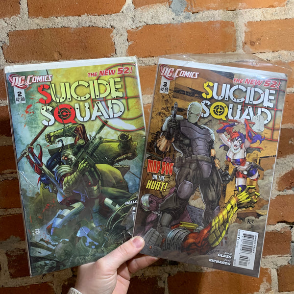 Suicide Squad #2 and #3 - The New 52! Dec. 2011 and Jan. 2012 DC Comics