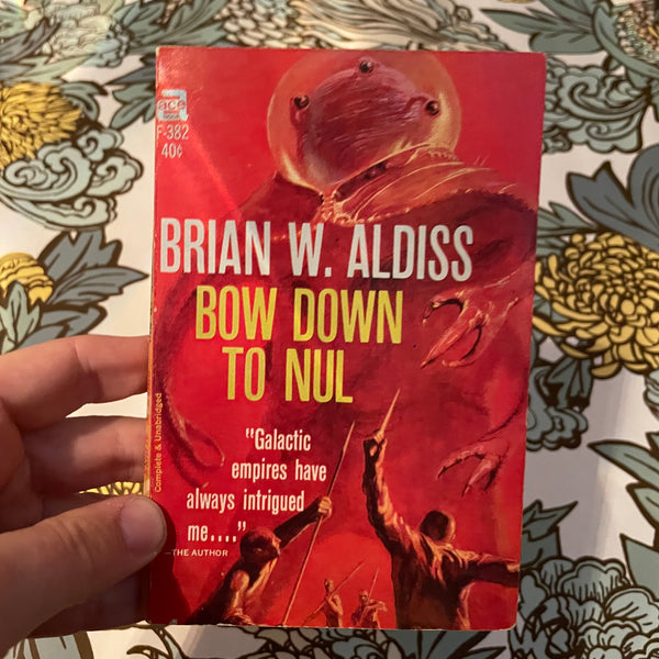 Bow Down To Nul - Brian W. Aldiss - 1960 Ace Books - Jack Gaughan Cover