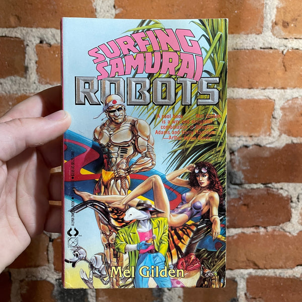 Surfing Samurai Robots - Mel Gilden - 1988 David Dorman Cover