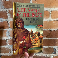 The Name of the Rose - Umberto Eco - Gold Cover 1984 First Warner Press