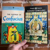Vintage Confucius / Bhuddist Book Bundle