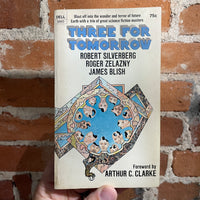 Three For Tomorrow - Silverberg, Zelazny, and Blish - 1970 Dell Books Paperback