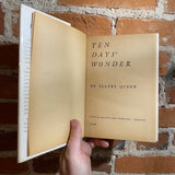 Ten Days’ Wonder - Ellery Queen - 1949 Hardback