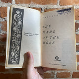 The Name of the Rose - Umberto Eco - Gold Cover 1984 First Warner Press