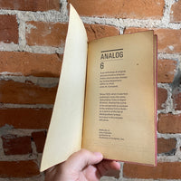 Analog 6 - Edited by John W. Campbell - 1968 Pocket Books Paperback
