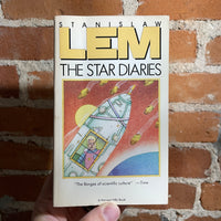 The Star Diaries - Stanislaw Lem - 1986 Harvest Books - John Dorn Cover Paperback