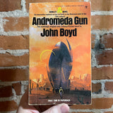 Andromeda Gun - John Boyd - 1975 Berkley Books Paperback - Paul Lehr Cover