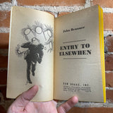 Entry to Elsewhen - John Brunner - 1972 Jack Gaughan Cover Daw Books Paperback