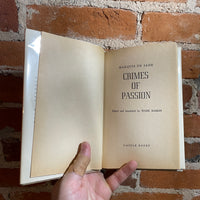 Crimes of Passion - Marquis De Sade - 1965 Hardback
