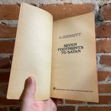 Seven Footprints To Satan - A. Merritt -  1971 12th Printing Doug Rosa Cover Avon Books