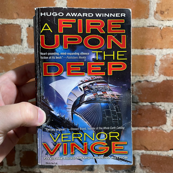 A Fire Upon the Deep - Vernor Vinge - 1993 First Mass Market Paperback Edition