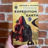 Expedition to Earth - Arthur C. Clarke - 1961 Ballantine Books Paperback - Richard Powers Cover