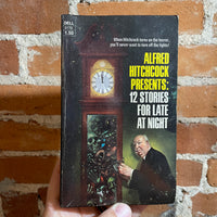 12 Stories For Late At Night: Edited by Alfred Hitchcock 1976 1st Dell Books Paperback