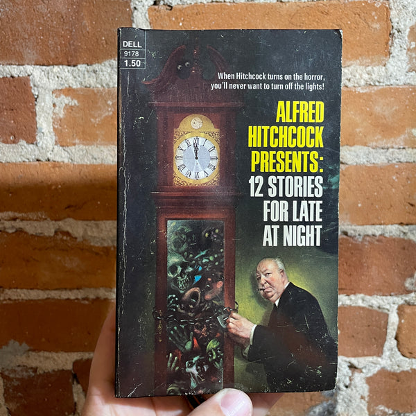 12 Stories For Late At Night: Edited by Alfred Hitchcock 1976 1st Dell Books Paperback