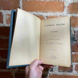 Famous Poems - Vintage Worthington Company Hardback