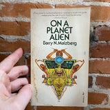 On A Planet Alien - Barry N. Malzberg - Charles Moll Cover - Pocket Books Paperback