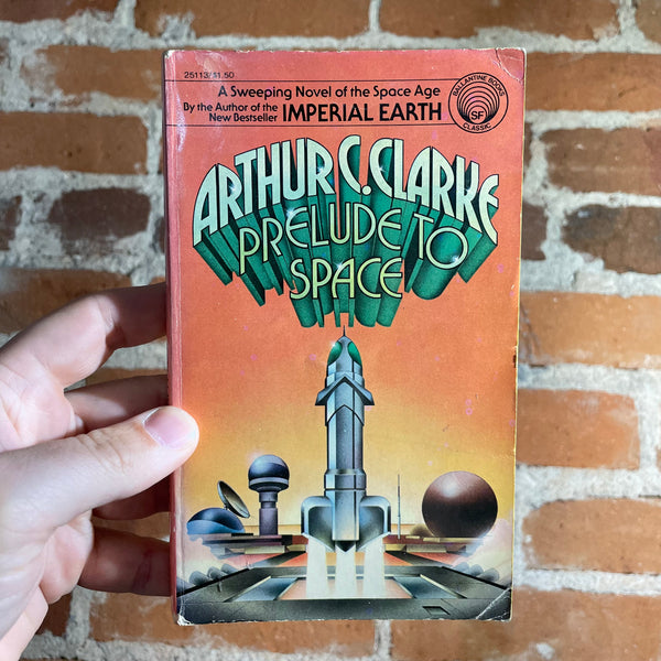 Prelude To Space - Arthur C. Clarke - Stanislaw Fernandes 1976 Ballantine Paperback