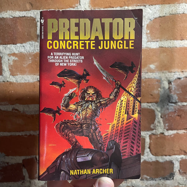 Predator: Concrete Jungle - Nathan Archer - 1995 Bantam Spectra Paperback