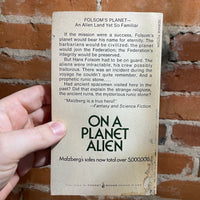 On A Planet Alien - Barry N. Malzberg - Charles Moll Cover - Pocket Books Paperback