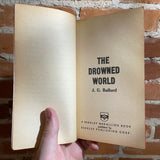 The Drowned World - J.G. Ballard - 1962 Vintage Rare Paperback Edition - Richard Powers Cover