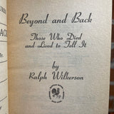 Beyond and Back - Ralph Wilkerson - Bantam Book - Paperback