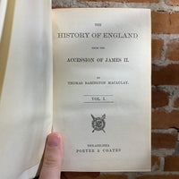 The History of England from the Accession of James the Second, Vol. 1 - Thomas Babington Macaulay - Porter and Coates