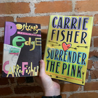 Carrie Fisher of Star Wars Fame - First Edition Book Bundle (Lot includes Postcards from the Edge & Surrender the Pink)