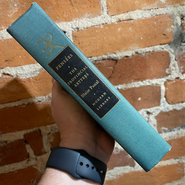 The Provincial Letters - Blaise Pascal - 1941 Modern Library Hardback