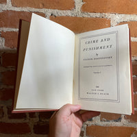 Crime and Punishment - Fyodor Dostoyevsky 1942 Walter J. Black Hardback 2 Volume with Slipcase