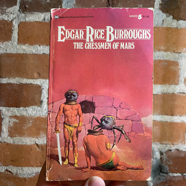 The Chessman of Mars (Barsoom #5) - Edgar Rice Burroughs - 1977 Ballantine Paperback - Gino D'Achille Cover