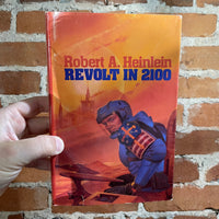 Revolt in 2100 - Robert A. Heinlein - Baen Hardback Edition - A.C. Farley Cover