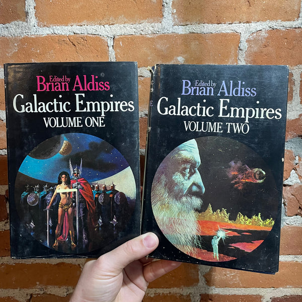 Galactic Empires - Vol. 1 & 2 - Edited by Brian Aldiss BCE Hardcover Editions