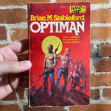 Optiman - Brian M. Stableford - 1980 Daw Paperback - Michael Mariano Cover
