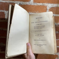 Moses and the Philosophers - S.A. Hodgman M.J.C. 1884 Vintage Hardback