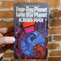 Four Day Planet and Lone Star Planet - H. Beam Piper (Michael Whelan Cover)