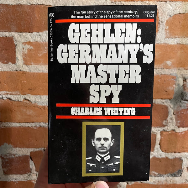 Gehlen: Germany’s Master Spy - Charles Whiting - 1972 1st Printing Ballantine Paperback