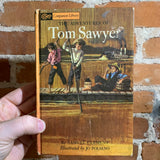 The Adventures of Tom Sawyer - Mark Twain (1963 Vintage Companion Library Jo Polseno Illustrated Hardback Classic)