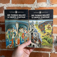 Le Morte D’Arthur Vol. 1 & 2 - Sir Thomas Malory - 1969 Penguin Library Paperback