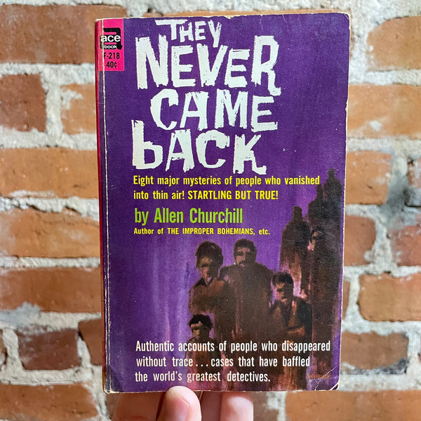 They Never Came Back - Allen Churchill - 1960 Ace Books Paperback