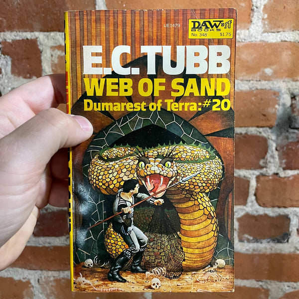 Web of Sand - E.C. Tubb - Dumarest of Terra: #20 - Daw Paperback 1979 - Don Maitz Cover