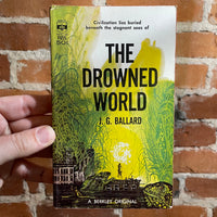 The Drowned World - J.G. Ballard - 1962 Vintage Rare Paperback Edition - Richard Powers Cover