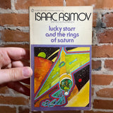 Lucky Starr and the Rings of Saturn - Isaac Asimov - 1972 Signet Paperback Edition - Bob Pepper Cover Art