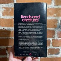 Fiends and Creatures - Edited by Marvin Kaye - 1975 Popular Library - Paperback