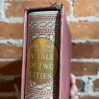 A Tale of Two Cities - Charles Dickens 1962 The Heritage Press vintage hardcover w Slipcase