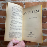 Anthem - Ayn Rand - 1946 - 12th printing Signet paperback