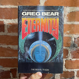 Eternity - Greg Bear - 1988 BCE Warner Books Hardback - Ron Miller Cover