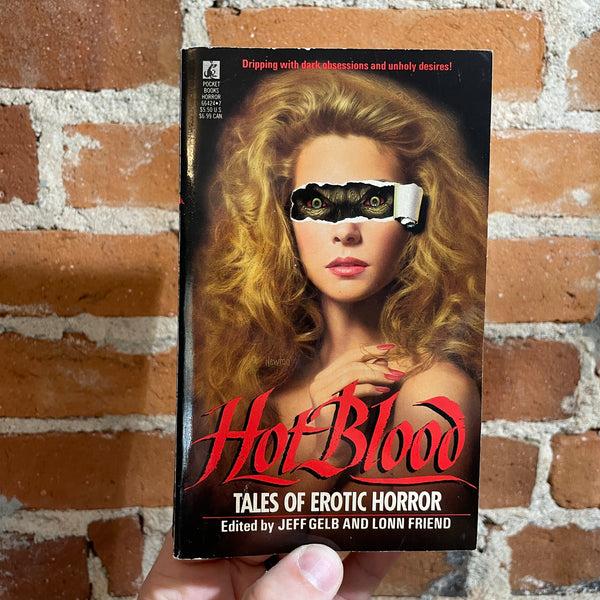 Hot Blood: Tales of Erotic Horror - Edited by Jeff Gelb & Lonn Friend - 1989 Pocket Books Paperback